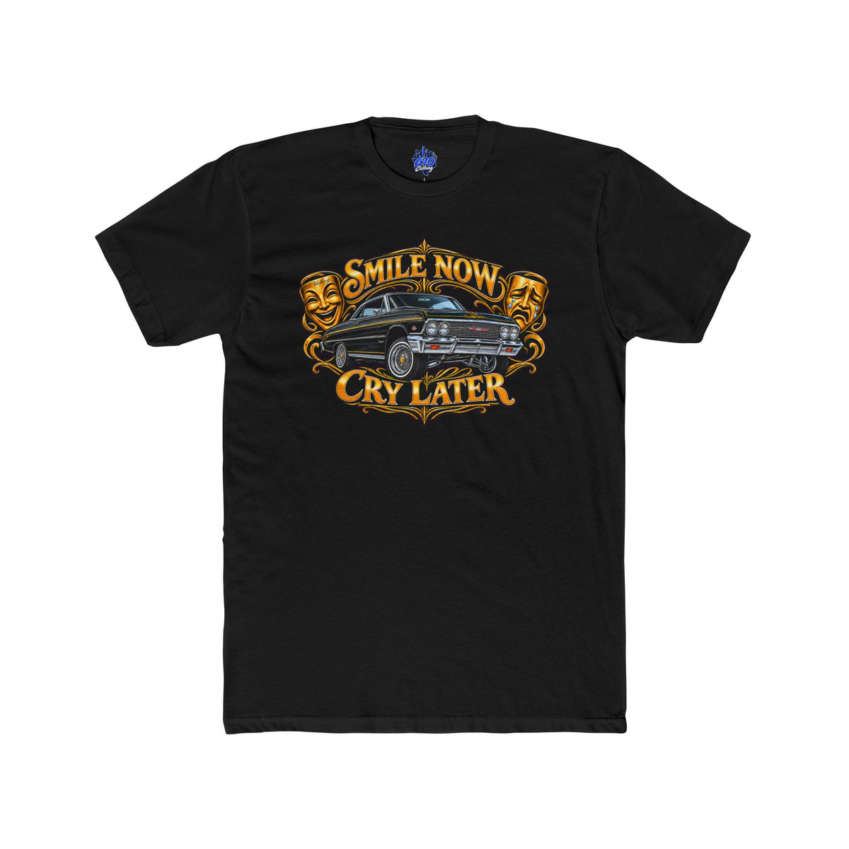 Black & Gold Smile Now Cry Later T-Shirt