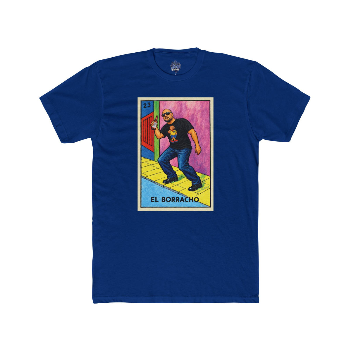 El Borracho Mexican Lotería T-Shirt