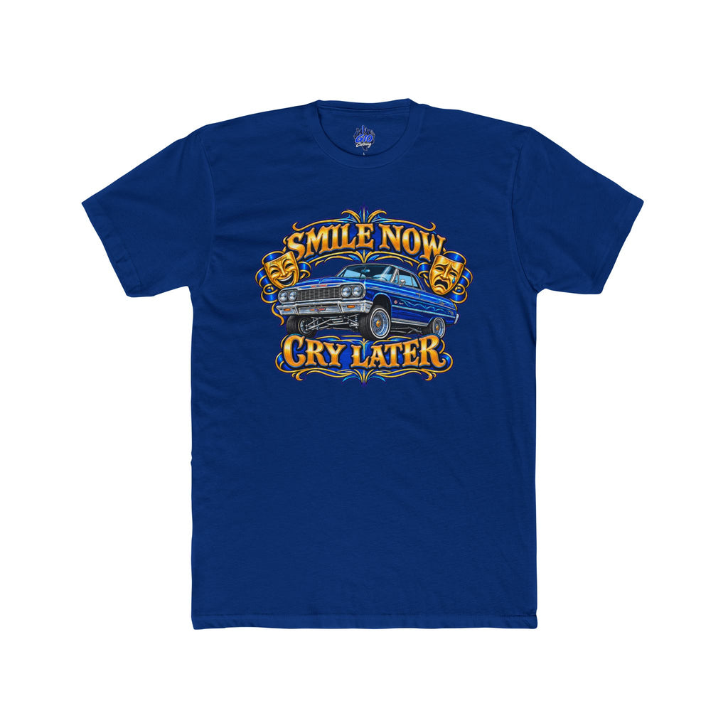 Blue & Gold Smile Now Cry Later T-Shirt