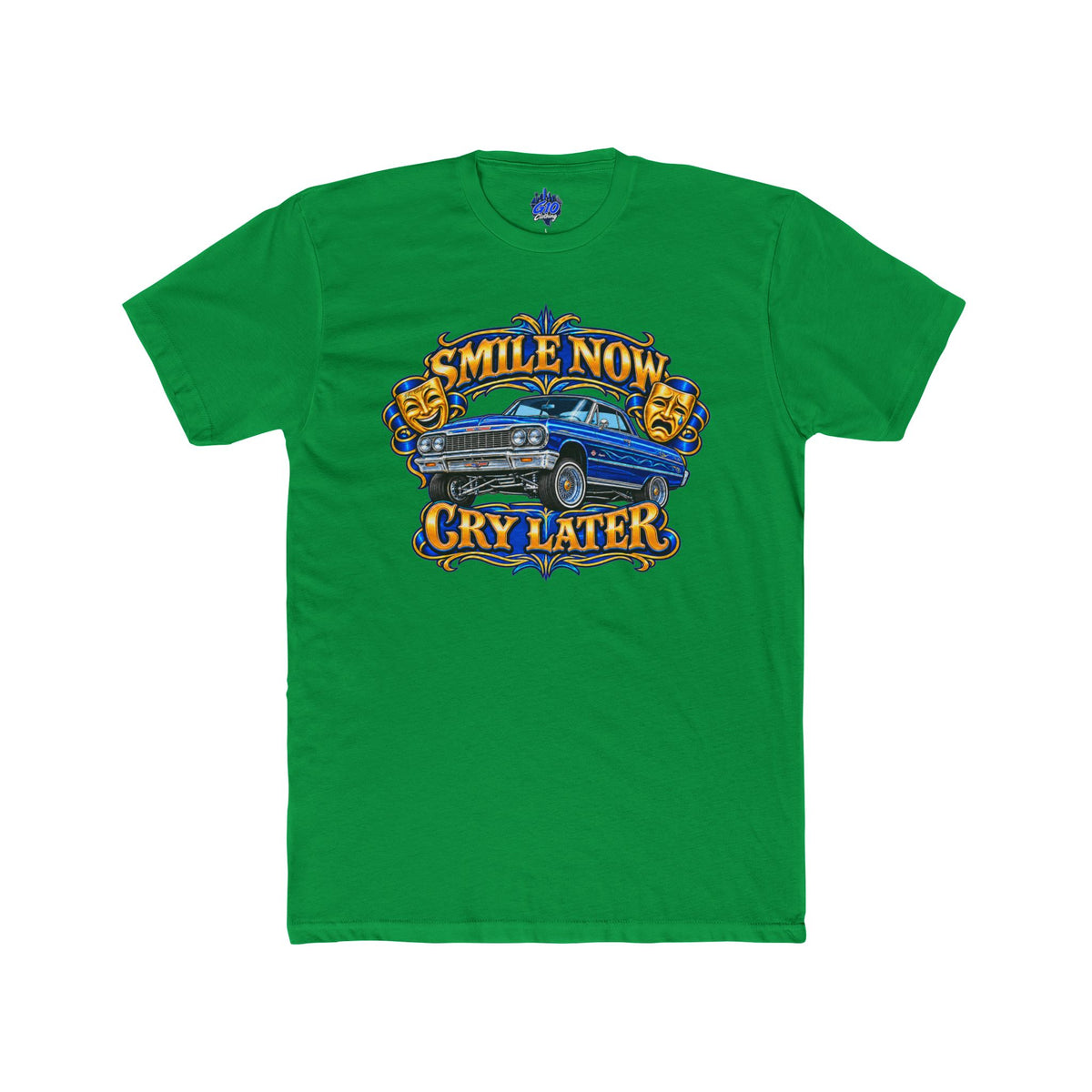 Blue & Gold Smile Now Cry Later T-Shirt
