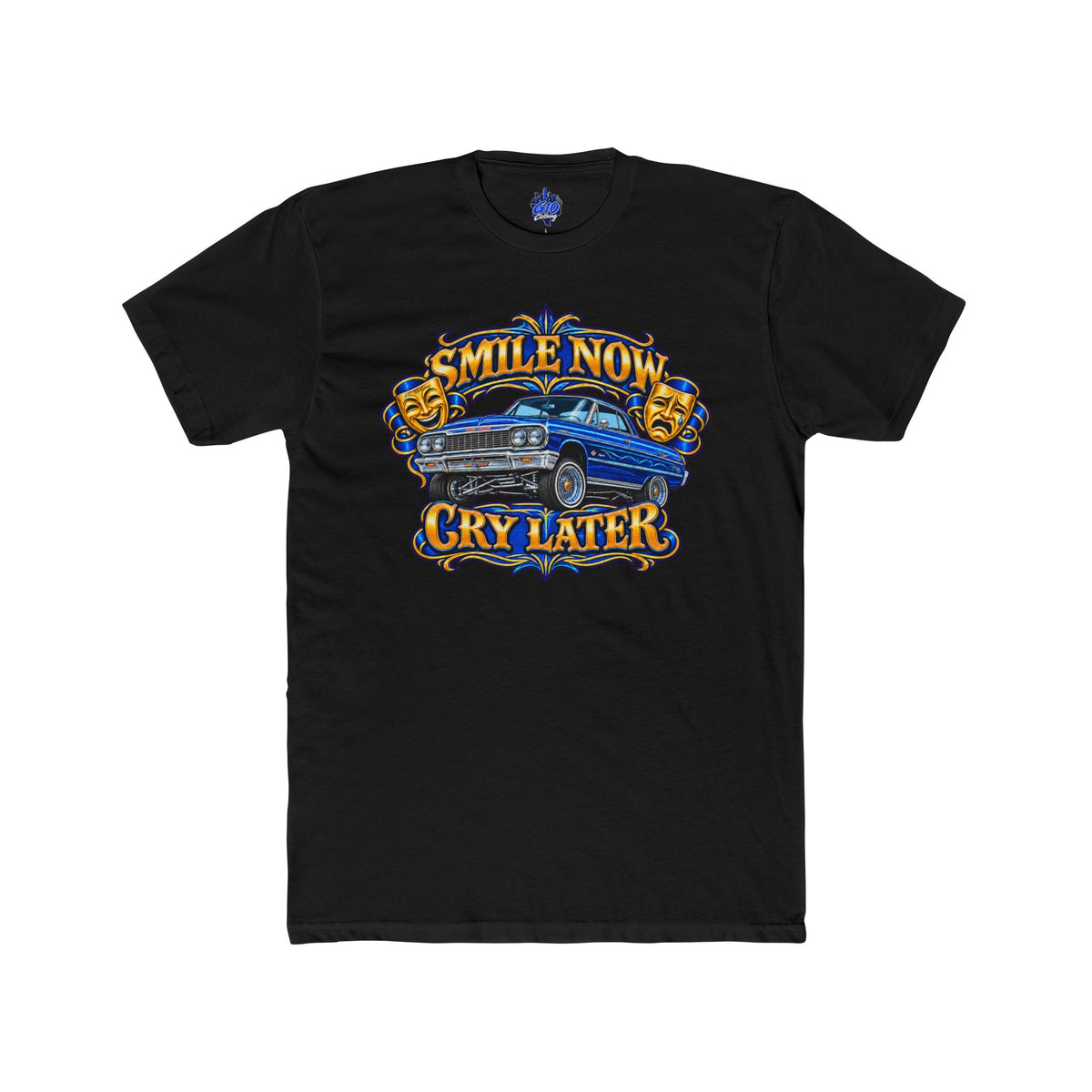 Blue & Gold Smile Now Cry Later T-Shirt