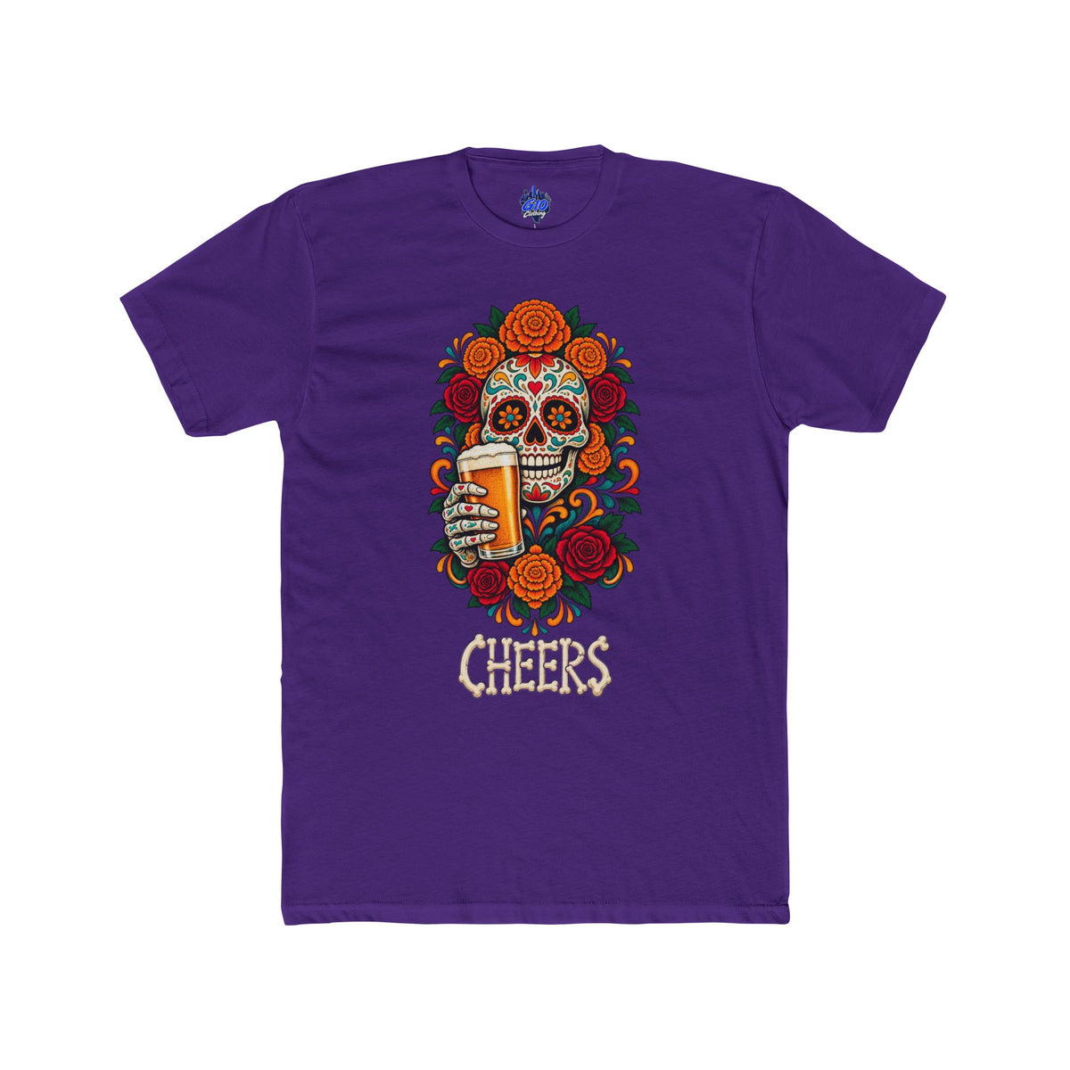 Cheers Sugar Skull  T-Shirt