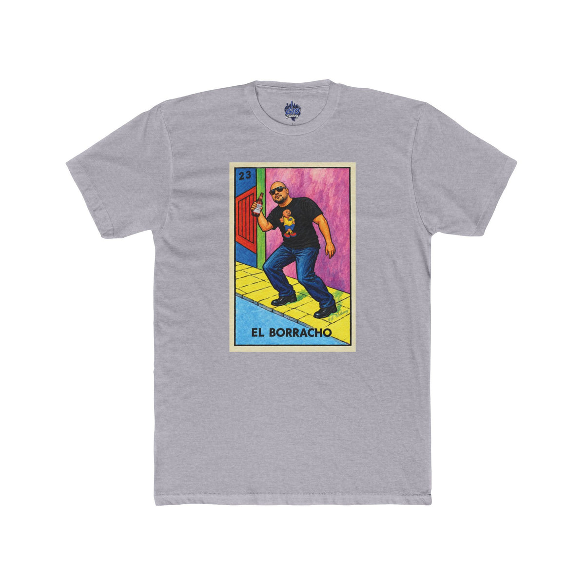 El Borracho Mexican Lotería T-Shirt