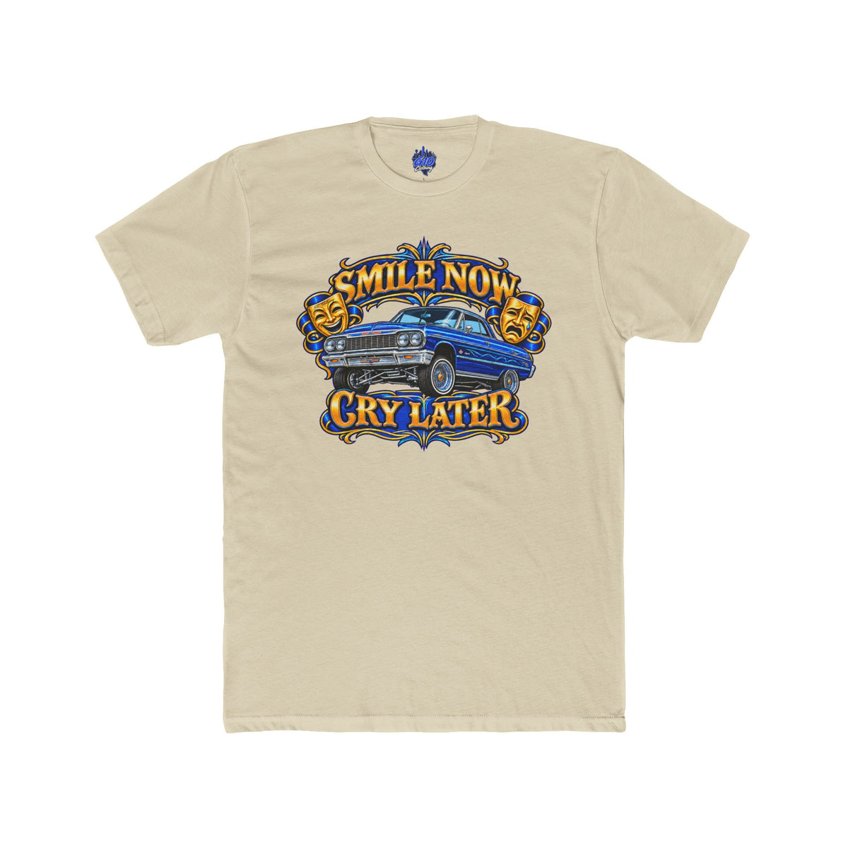 Blue & Gold Smile Now Cry Later T-Shirt
