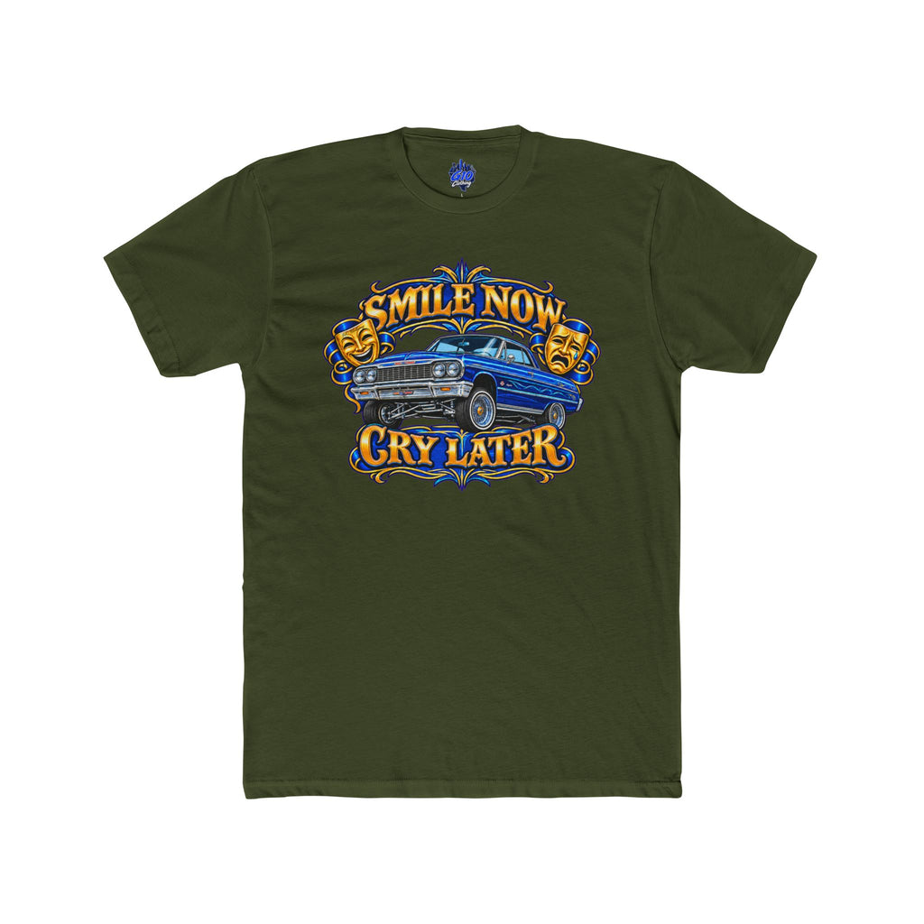 Blue & Gold Smile Now Cry Later T-Shirt