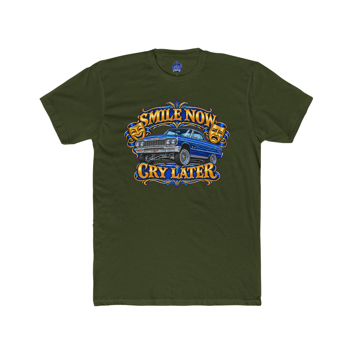 Blue & Gold Smile Now Cry Later T-Shirt
